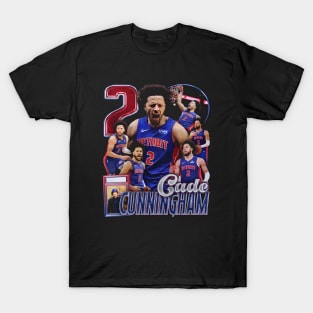 Cade Cunningham Detroit Collage T-Shirt